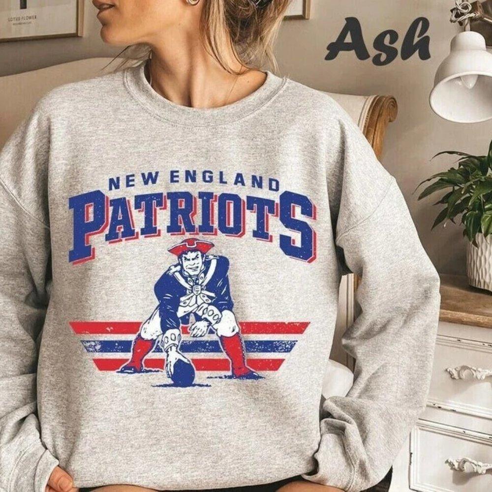 Retro New England Patriots Sweatshirt Retro Sweatshirt